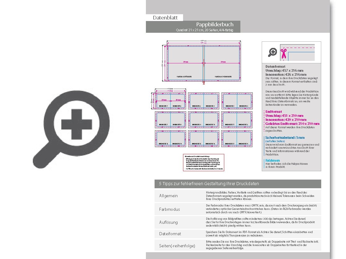 Product Bild pappspeisekarten_mit_lay-flat-bindung__quadrat_21_x_21_cm__20_seiten__4_4-farbig_beidseitig_bedruckt